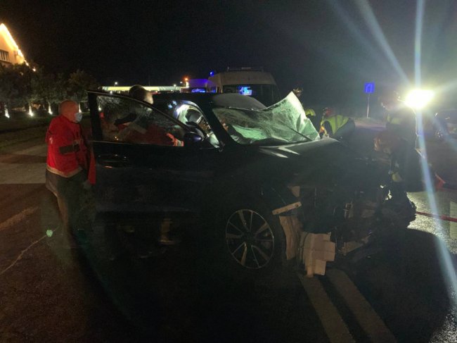 На Рівненщині зіткнулися 3 вантажівки та 2 легковики. ФОТО