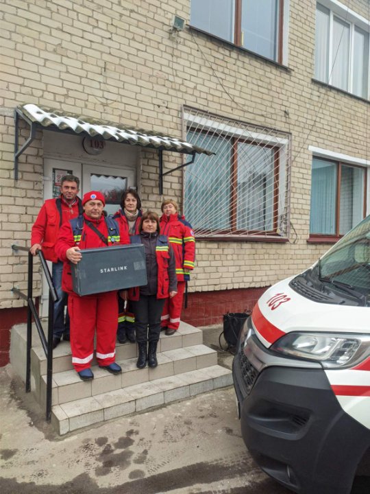 Волинські медики отримали Starlink. ФОТО