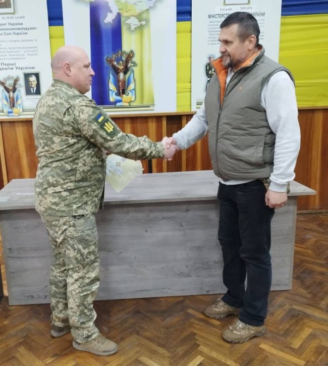 Воїн з Волині отримав медаль «Залізний хрест». ФОТО