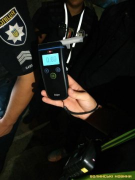 У Луцьку патрульні ганялись за п'яним водієм. ФОТО