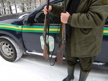 У лісі на Волині знайшли дві заховані мисливські рушниці