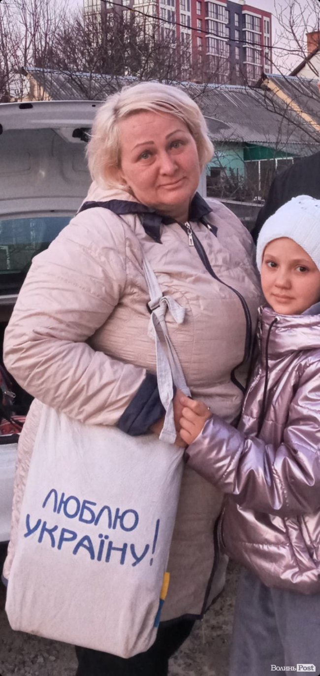 Олена Богатир з донькою