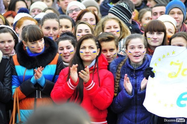 Студентський Євромітинг у Луцьку. ФОТО