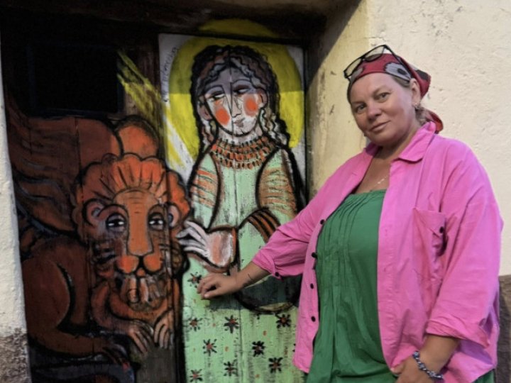 Волинська художниця, матір загиблого Героя провела художній пленер в Італії. ФОТО