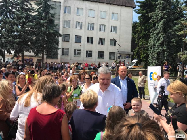 Порошенко в Горохові представив кандидата від «Європейської Солідарності» на 20-му окрузі