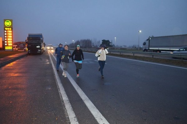 Волинь зустріла учасників патріотичної акції з Польщі  «Бігом на Майдан». ФОТО