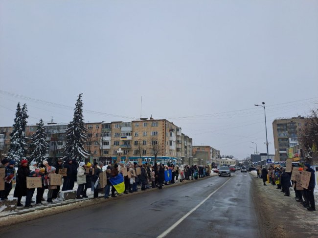 На Волині відбулася акція на підтримку полонених воїнів ЗСУ