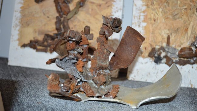  У Луцьку відкрили виставку з уламків снарядів та ракет