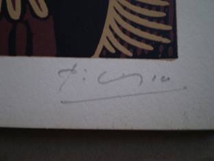 Виявлена на кордоні гравюра - таки авторства Пікассо. ФОТО. ВІДЕО