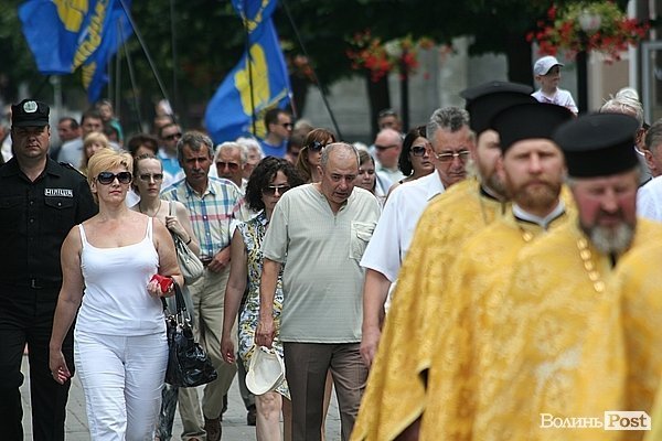 У Луцьку вшанували розстріляних у Луцькій тюрмі. ФОТО