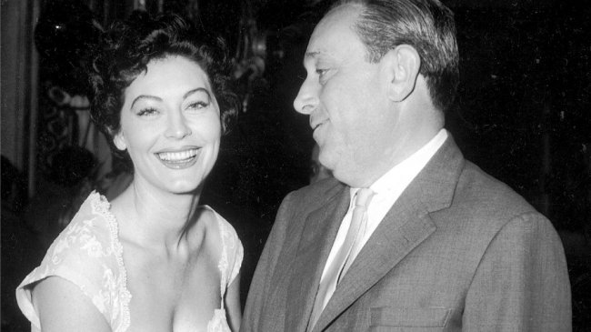 Михайло Вашинський та акторка Ава Гарднер