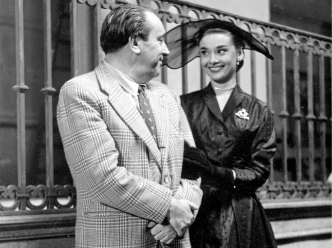 Михайло Вашинський та акторка Одрі Хепберн. Тут і далі джерело фото dw.com, lente-magazyn.com