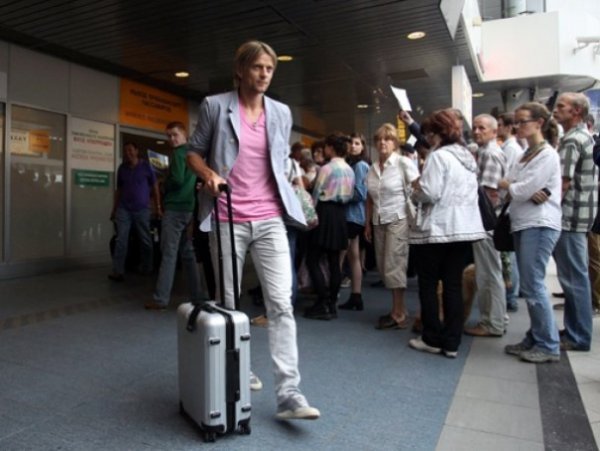 Як зустрічали Тимощука в Санкт-Петербурзі. ФОТО