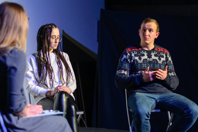 У Луцьку на «Файній гутірці» розмовляли про фейкові новини та медіакультуру під час кризи. ФОТО