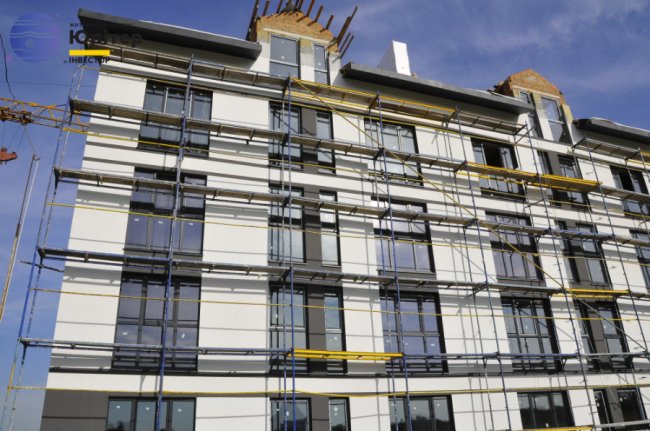 У другому будинку ЖК «Юпітер» — у розпалі внутрішні роботи*