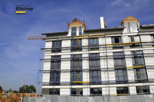 У другому будинку ЖК «Юпітер» — у розпалі внутрішні роботи*