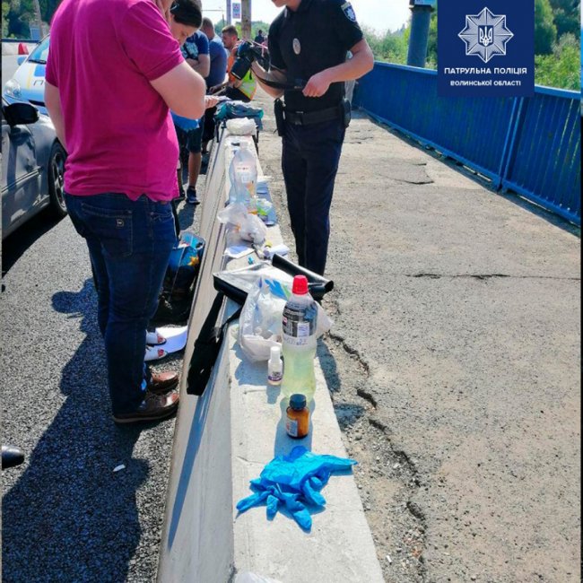 У Луцьку виявили водія з «арсеналом» наркотиків. ФОТО