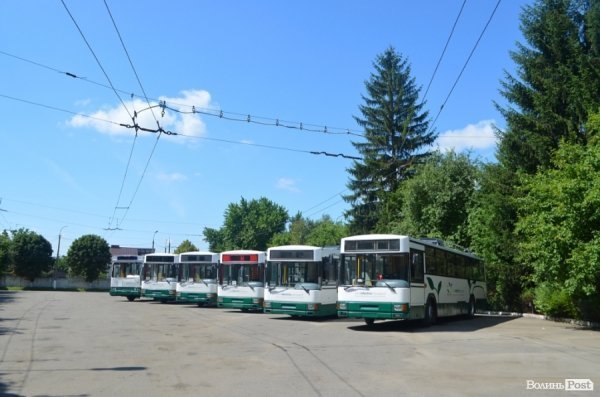 Луцьк купив шість тролейбусів. ФОТО