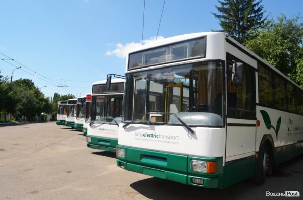 Луцьк купив шість тролейбусів. ФОТО