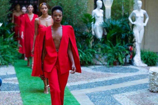 Пристрасна колекція Юлії Федецької на показі в Мілані. ФОТО