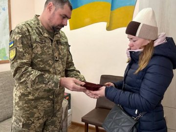 Посмертну нагороду волинського Героя отримала сестра