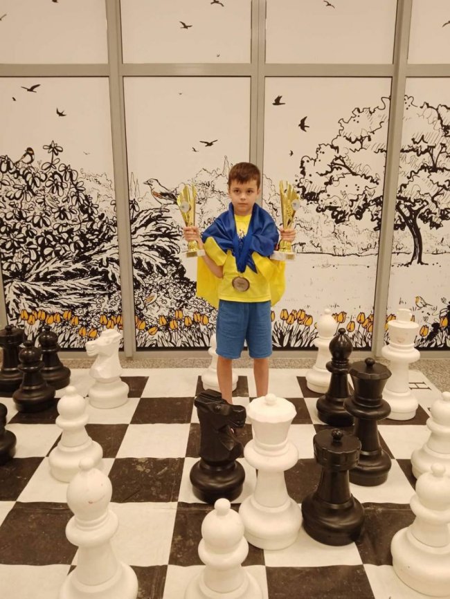 Восьмирічний волинянин став призером чемпіонату Європи зі швидких шахів