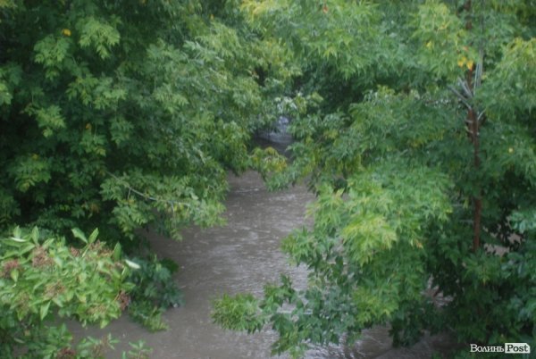 Вид з мосту на Винниченка 