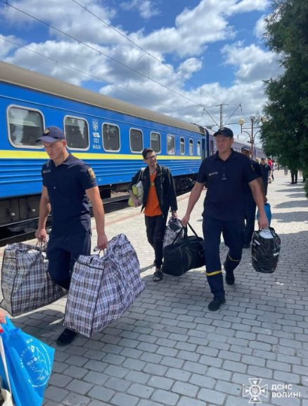 Волинь зустріла евакуаційний потяг з Покровська, Торецька та Сіверська