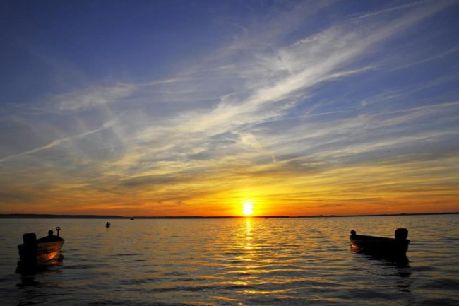 Золотий захід сонця на Світязі: чарівні фото
