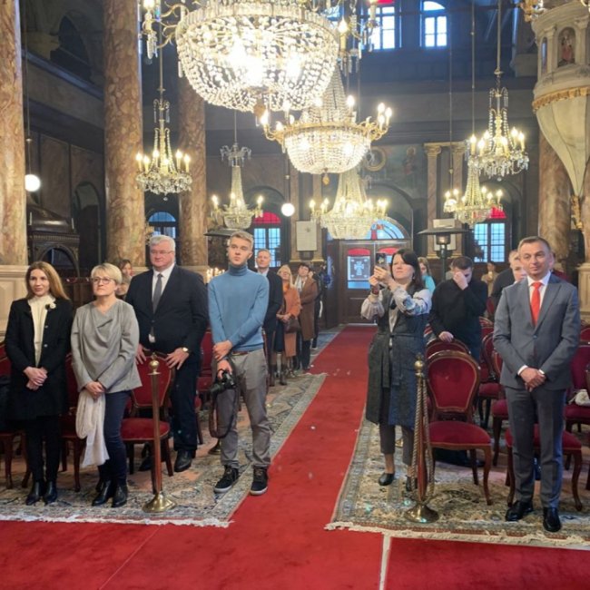 Митрополит Михаїл звершив перше богослужіння українською мовою на Фанарі. ФОТО