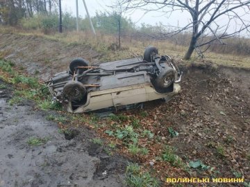 У селі поблизу Луцька зіткнулися дві автівки. ФОТО