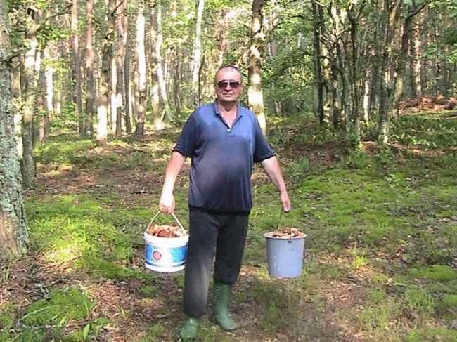 Волинянин похизувався грибним «уловом». ФОТО