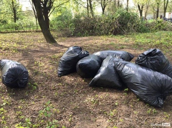 Близько тисячі людей вийшло прибирати парк 900-річчя Луцька. ФОТО. ВІДЕО