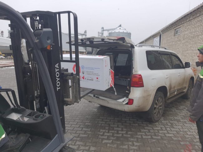 Волинські фермери отримали мобільні сховища для зерна від ООН