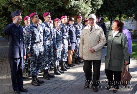 На Волині привітали сивочолих ветеранів правоохоронних органів. ФОТО