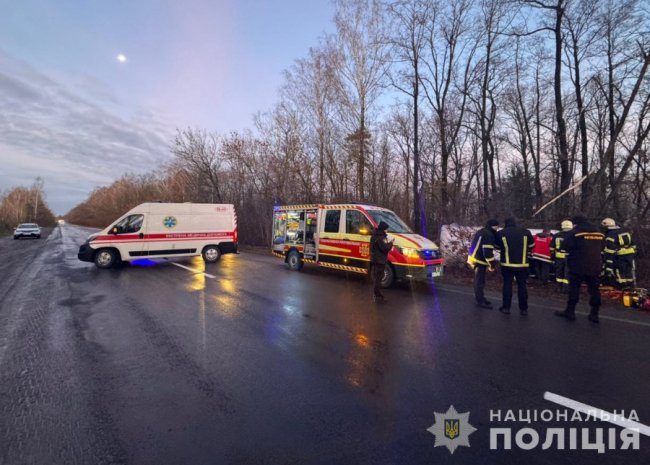 На Волині авто злетіло з дороги: водій загинув, ще п'ятеро - травмовані