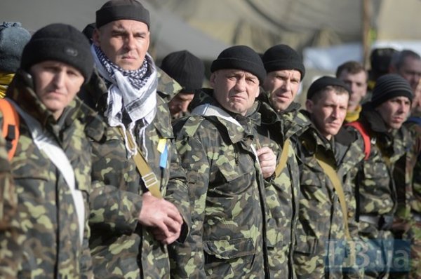 Перші добровольці Нацгвардії вирушили на навчання. ФОТО. ВІДЕО