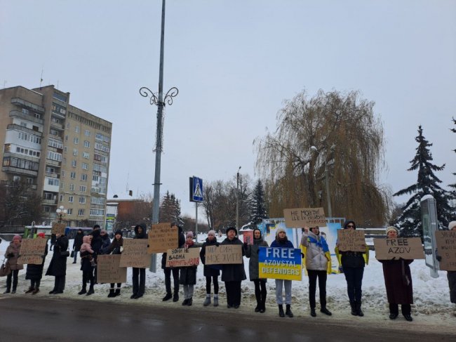 На Волині відбулася акція на підтримку полонених воїнів ЗСУ