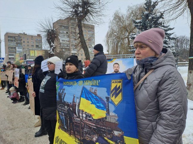 На Волині відбулася акція на підтримку полонених воїнів ЗСУ