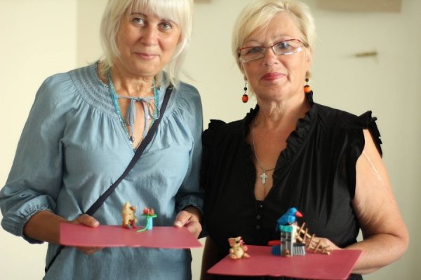 У Луцьку діти ліпили анімаційних персонажів з пластиліну. ФОТО