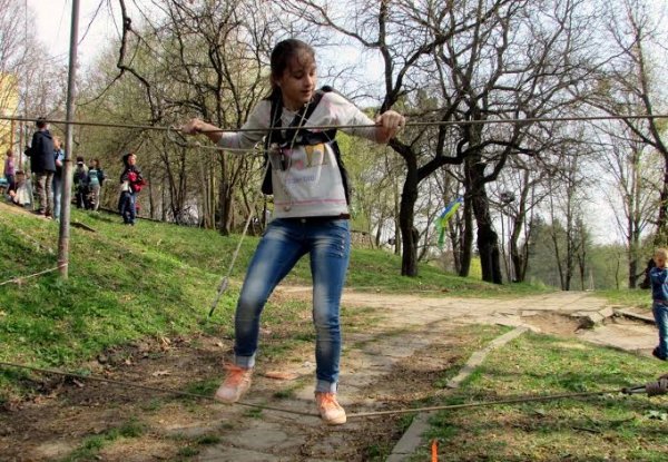 Волинські школярі на вихідних займалися туризмом. ФОТО