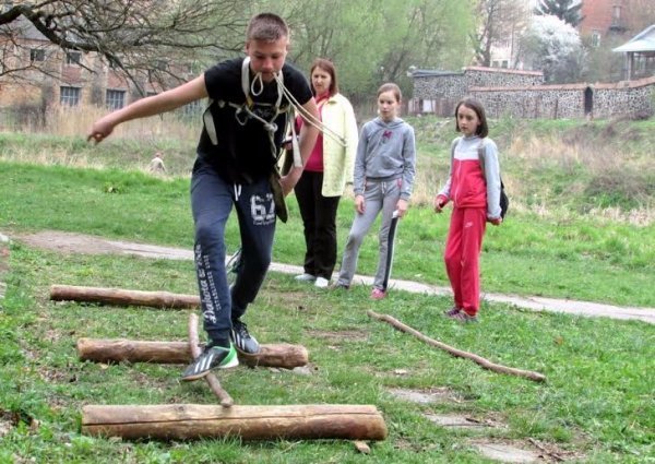Волинські школярі на вихідних займалися туризмом. ФОТО