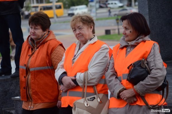 Волинські дорожники знову мітингують. ФОТО