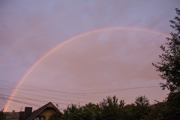 Луцька незвичайна веселка: реакція соцмереж. ФОТО
