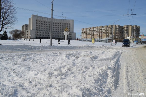 Луцьк після снігопаду. ФОТО