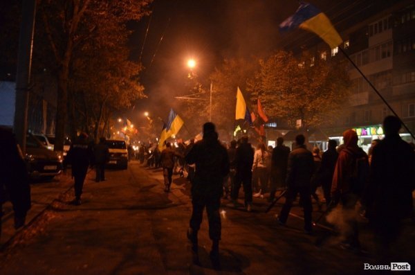 У Луцьку відбулася смолоскипна хода на честь річниці УПА. ФОТО. ВІДЕО