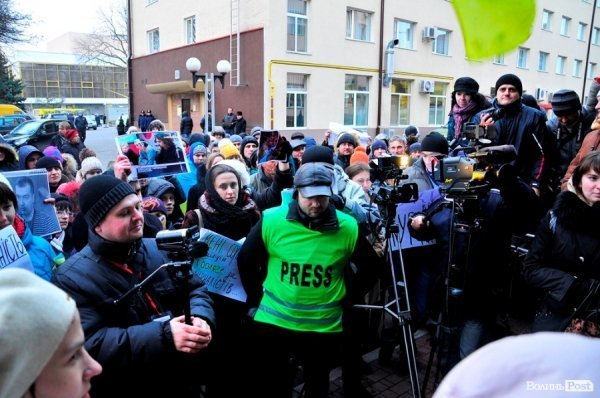 Журналісти Волині пікетували міліцію. ФОТО