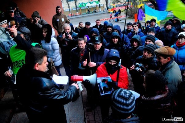 Журналісти Волині пікетували міліцію. ФОТО