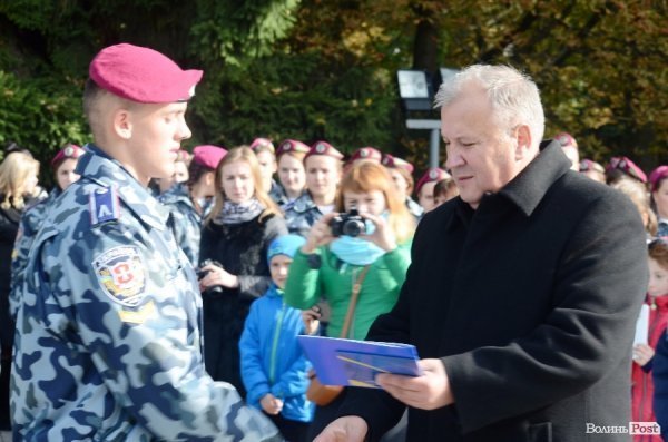 Майбутніх правоохоронців посвятили в ліцеїсти. ФОТО