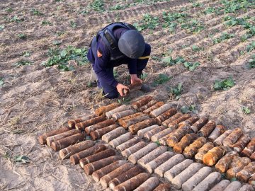 На Волині сапери знищили понад пів тисячі артснарядів часів війни